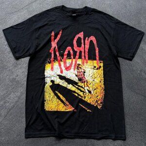 Korn Shadow Playground Graphic Band T-Shirt Vintage Nu Metal Tee 90